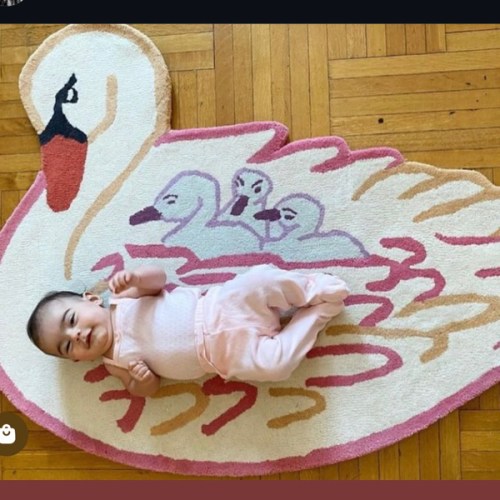 Wool Swan Rug – by Olivia Wendel