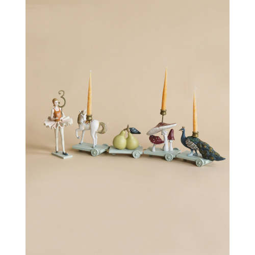 Ballerina Birthday Train With Beeswax Candles