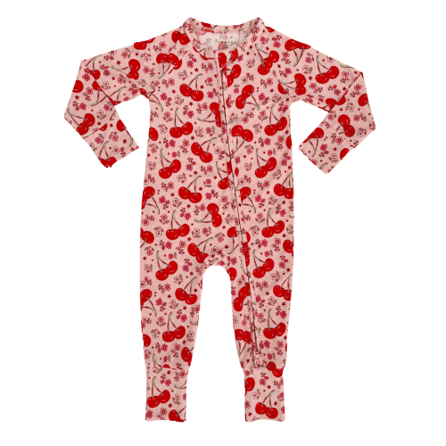 Cherry Sweet Zipper Romper