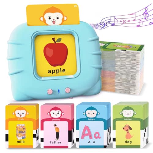 U-LEARNER 296 Sight Words Talking Flash Cards for Toddlers 1 2 3 4 5 6 Year Old, Pocket Speech, Sensory Speech Therapy Toys, Learning Toys for Montessori and Autism Children, Gifts for Boys and Girls