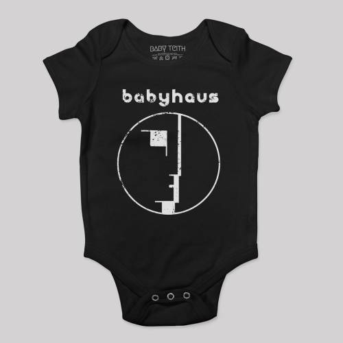goth baby clothes, Babyhaus Baby Bodysuit Inspired by Bauhaus// onesie goth rock fan baby clothes post punk fashion