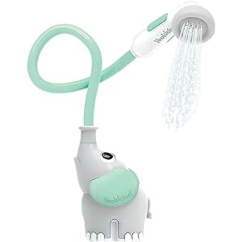 Amazon.com: Yookidoo Baby Bath Shower Head - Elephant Water Pump with Trunk Spout Rinser - Control Water Flow from 2 Elephant Trunk Knobs for Maximum Fun in Tub or Sink for Newborn Babies : Toys & Games
