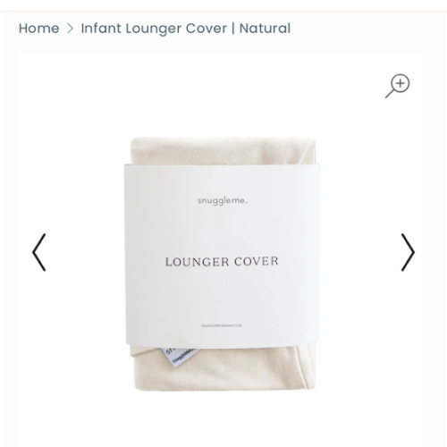 Infant Lounger Cover | Natural