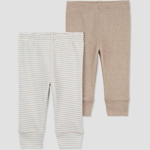 Carter's Just One You® Baby Boys' 2pk Pants, Color: Brown/Gray, Size: 3M
