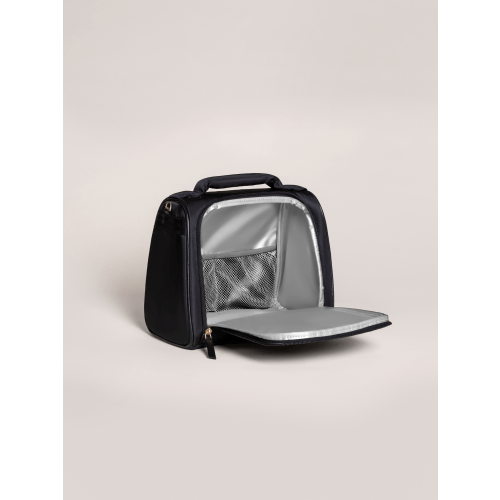 JuJuBe Signature Insulated Washable Lunch Bottle Bag - Black