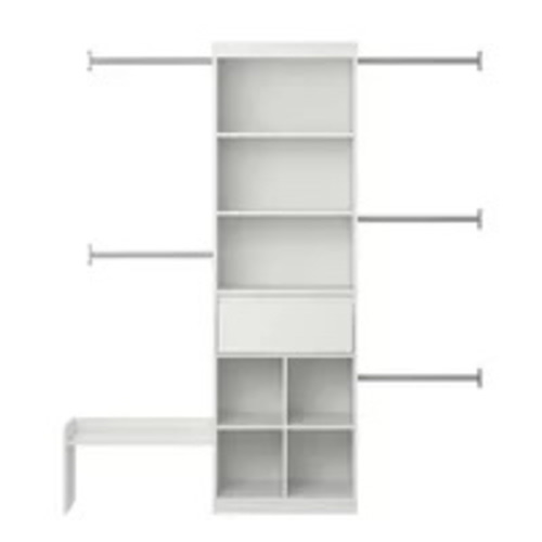 Little Seeds Grow With Me 69.89" W - 95.44" W Closet System Reach-In Sets | Wayfair