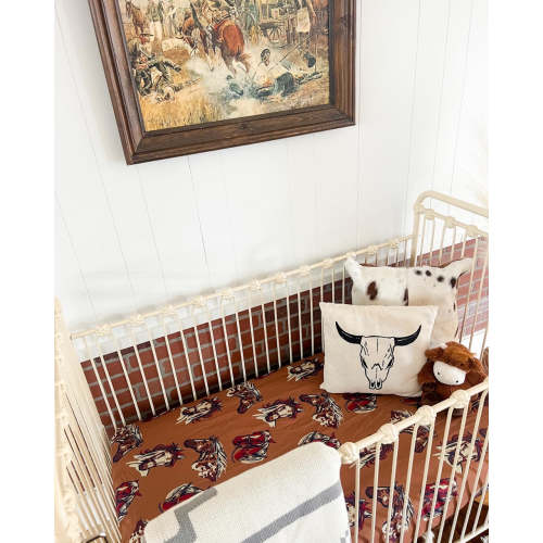 Wild Horses Fitted Sheet(King-Crib)