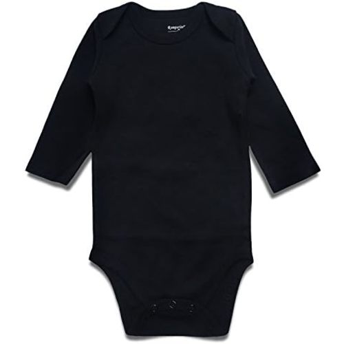 ROMPERINBOX Unisex Baby Onsies Solid Baby Bodysuit Romper Blank for 0-24 Months Boys Girls