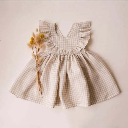 Sleeveless Cotton Linen Dress Outfit