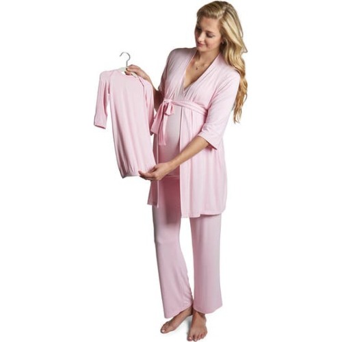 Analise During & After 5-Piece Maternity/Nursing Sleep Set for Mom & Baby, Small