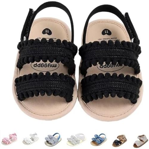 Baby Girls Sandals Summer Shoes Outdoor First Walker Toddler Girls Shoes for Summer