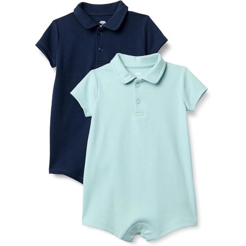 Amazon Essentials baby-boys Short Sleeve Romper