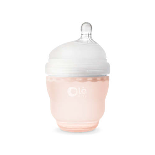 4oz & 8oz BPA-free silicone baby bottles for Newborns, infants and babies