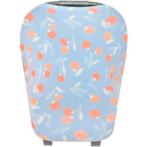 Copper Pearl Multi-Use Cover: Car Seat Covers, Nursing Cover, and Stroller Cover for Sun - Stretchy Fabric, All-Season Use, Stylish Designs, Easy Access for Moms - Clementine