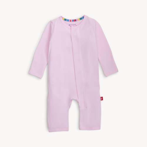 soft petal pink CloudStretch™ magnetic coverall – Magnetic Me