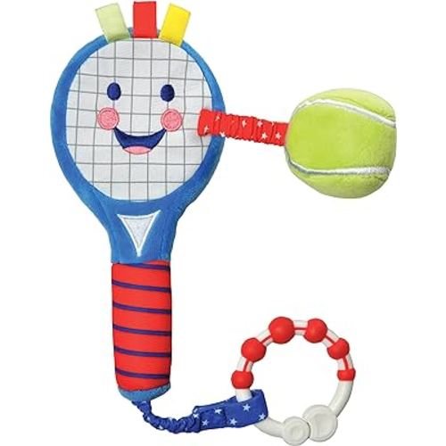 Tennis Racket | Suitable from Birth to 2 Years | Your First Tennis Racket | to Inspire and Play with | Extra Sensory Features for Babies | Part of The LITTLE SPORT STAR Baby Collection