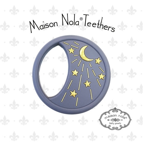 Moon Silicone Teether - ZukaBaby