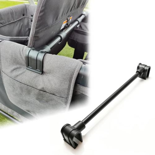 Forward Facing Support Bar for Wonderfold Wagon W4 Accessories - Bus Style Seating Upgrade with Wagon Push Handle Attachment Compatibility