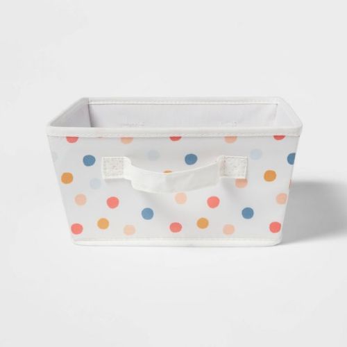Polka Dot Kids' Fabric Bin - Pillowfort™