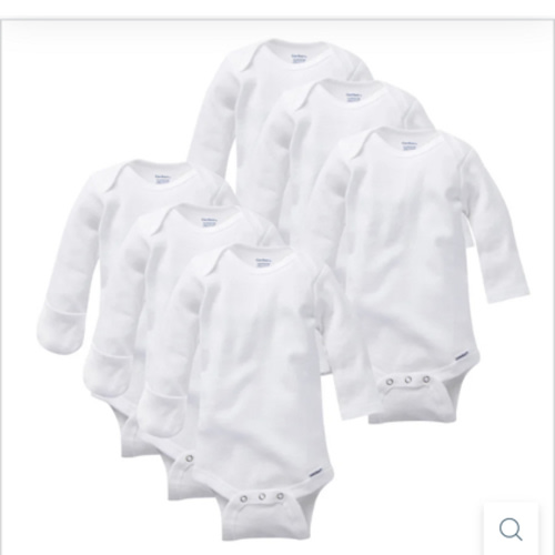 Baby Onesies® Bodysuits with Mitten Cuffs 6-Pack | Gerber Childrenswear