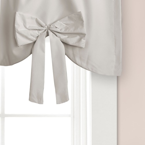 Porch & Den Kino Springs Bow Window Curtain Valance - 18"H x 52"W - 18"H x 52"W