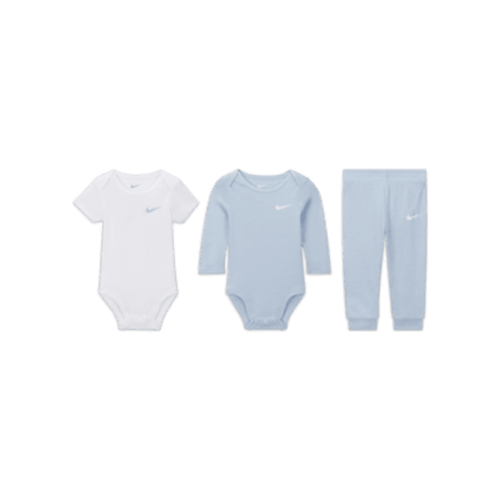 Nike Essentials Baby (0-9M) 3-Piece Bodysuit Set