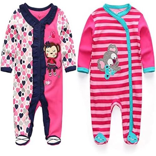 Baby and Toddler Footed One-Piece Romper Jumpsuit Cotton Baby Clothes Play Infant Girls Boys Newborn Outfits