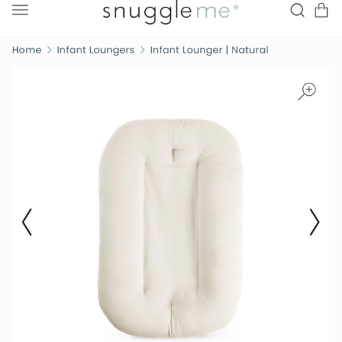 Snuggle Me Organic Infant Lounger | Natural
