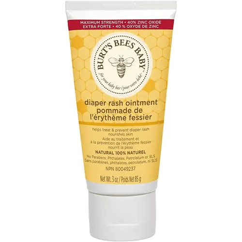 Burt's Bees Baby Bee 100% Natural Diaper Rash Ointment, 3 Ounce Tube (Pack of 3)