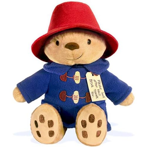 YOTTOY Paddington Bear Collection | Classic Seated Paddington Bear Soft Stuffed Plush Toy- 8.5" H
