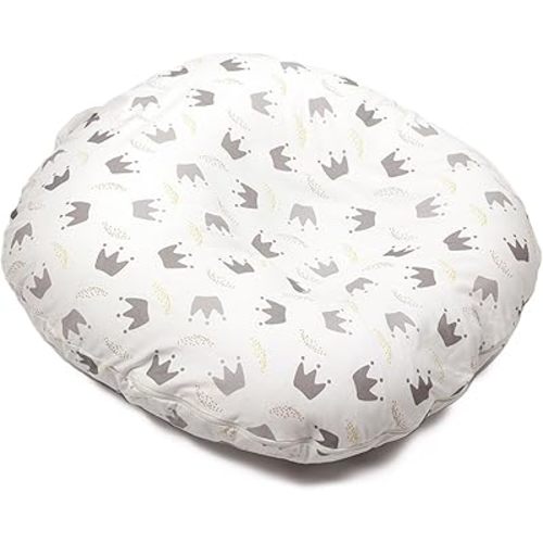 EFELIM Nest Sleeper Pillow with Cotton Cover, Cartoon Lounger Pillow Portable Lightweight Lounger Floor Seat for Home Travel (White)