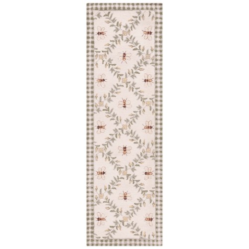 SAFAVIEH Handmade Chelsea Aubree French Country Trellis Wool Rug