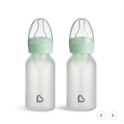 Bond® Silicone Glass Bottle 4oz or 8oz, 2pk | Munchkin