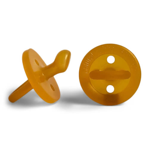 Natural Rubber Soother - ORTHODONTIC Twin Pack