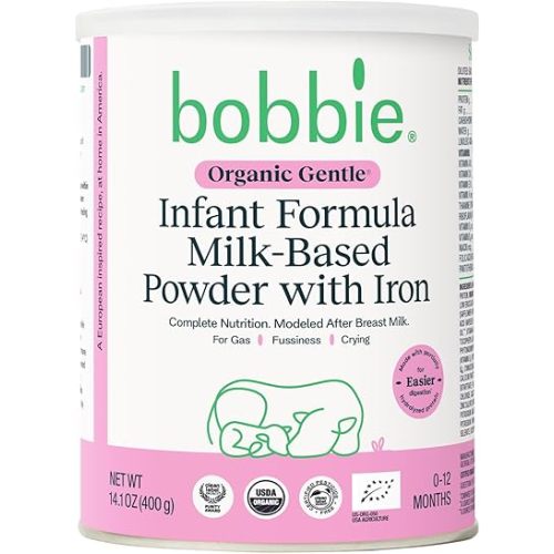 Bobbie Organic Gentle Milk-Based Infant Formula, 14.1 OZ