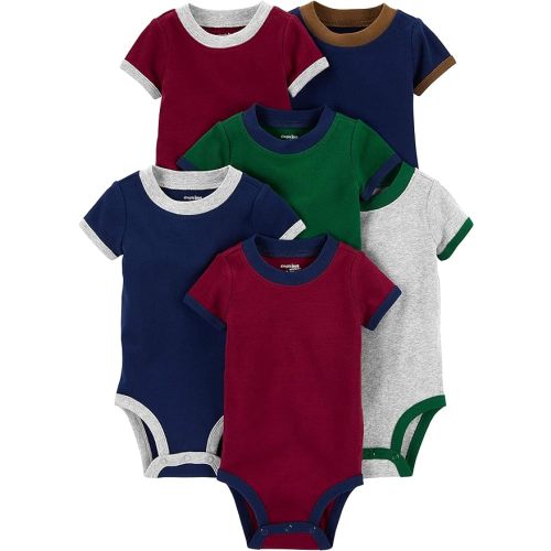 Simple Joys by Carter's baby-boys 6-pack Short-sleeve Bodysuit