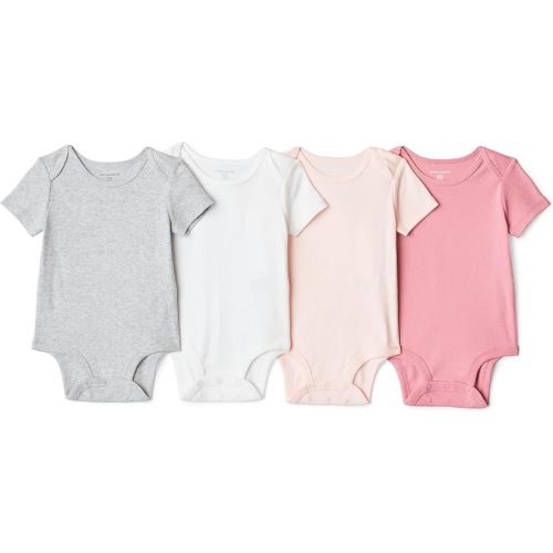 Amazon Essentials Unisex Babies' Short-Sleeve Bodysuits