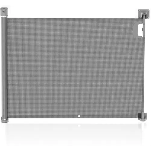 Retractable Baby Gate Mesh Baby Door Gate Versatile and Easy-to-Use Baby Gate Retractable Design, 34" Tall, Extends up to 55" Wide - Perfect for Stairs, Doorways, and Indoor/Outdoor Use