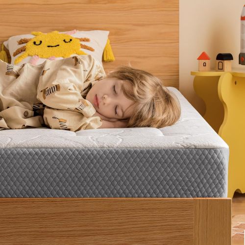 Ablyea 8” Kids Memory Foam Bamboo Fiber Mattress