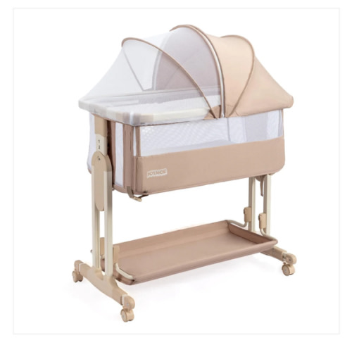 JOYMOR 4 in 1 Baby Bassinet Bedside Sleeper Adjustable Crib for Newbor – Joymor