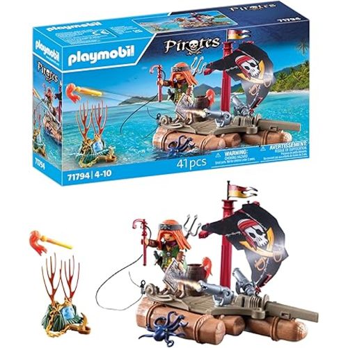 Playmobil Pirate Raft with Treasure