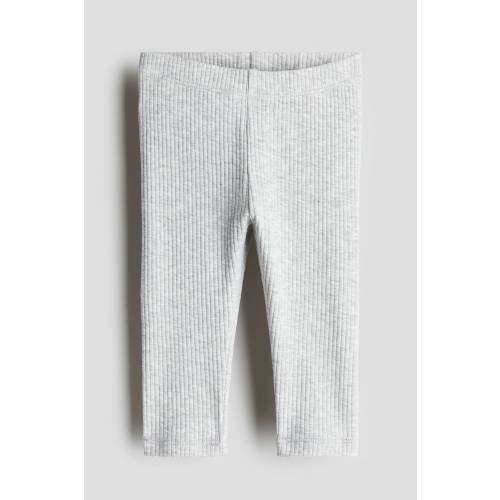 Ribbed Cotton Leggings