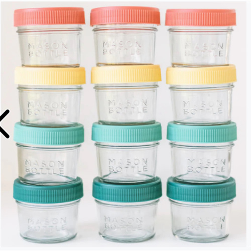 Breastmilk Storage Jar Set – Mason Bottle
