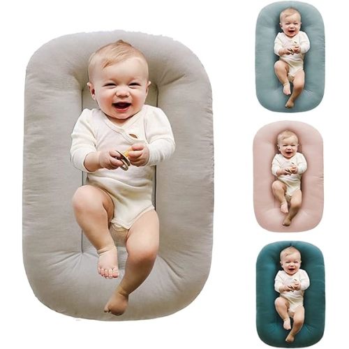 Baby Lounger,Baby Lounger Pillow,Baby Lounger 0-24 Months,Baby Lounger for Newborn (British Aprico)