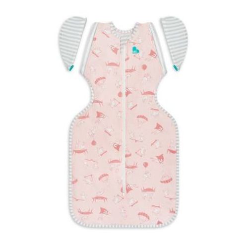 Love To Dream 0.2 Tog Transition Bag Lite - Daredevil Bunny Light Pink - M