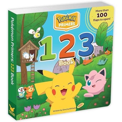 Pokémon Primers: 123 Book (2) Board book – Lift the flap, March 30, 2021