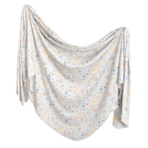 Copper Pearl Baby Swaddle Blanket - Premium Knit Baby Blanket, Large Soft Stretchy Receiving Blankets for Baby Boy and Girl, Swaddles for Newborn, Infant, and Toddler (Cosmos)