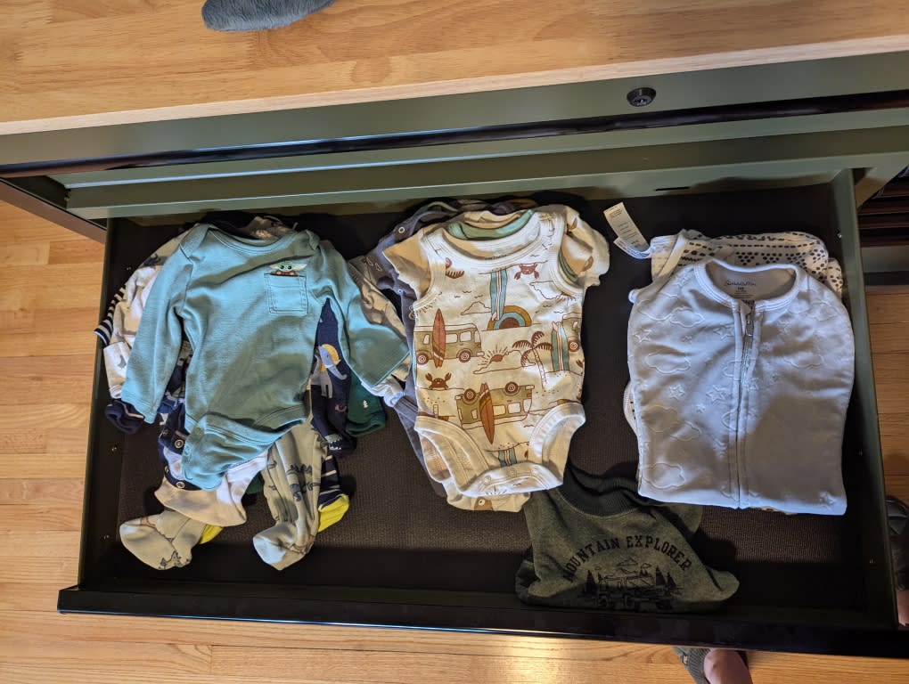 Carter's Short-Sleeve Bodysuits (5 Pack) - Dinosaur Multi, 0-3 M