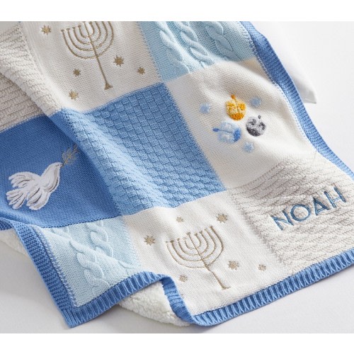 Rifle Paper Co. Hanukkah Heirloom Baby Blanket