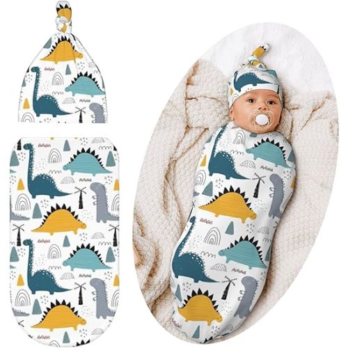 Cute Swaddle Blanket for Baby, Soft Swaddling for Newborn Unisex Baby Stuff, Shower Gifts